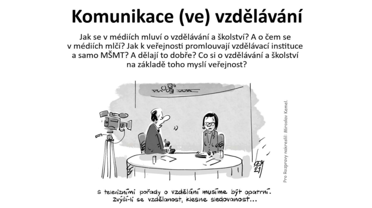 Rozpravy o médiích - leták