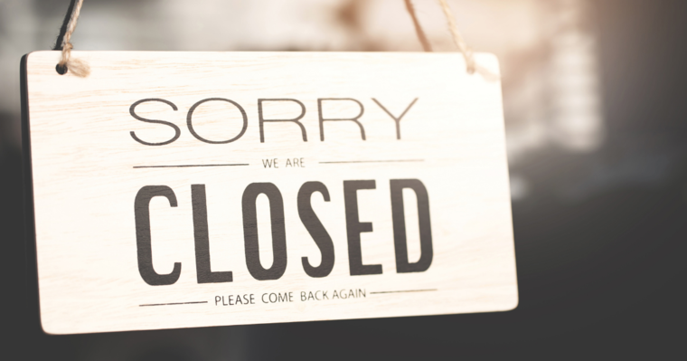 sorry we are closed
